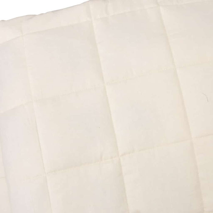 Pătură cu greutăți, crem deschis, 138x200 cm, 10 kg, textil - WALTI WALTI