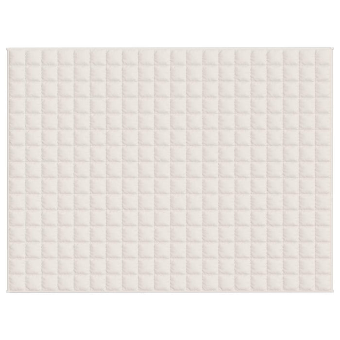 Pătură cu greutăți, crem deschis, 150x200 cm, 7 kg, textil - WALTI WALTI
