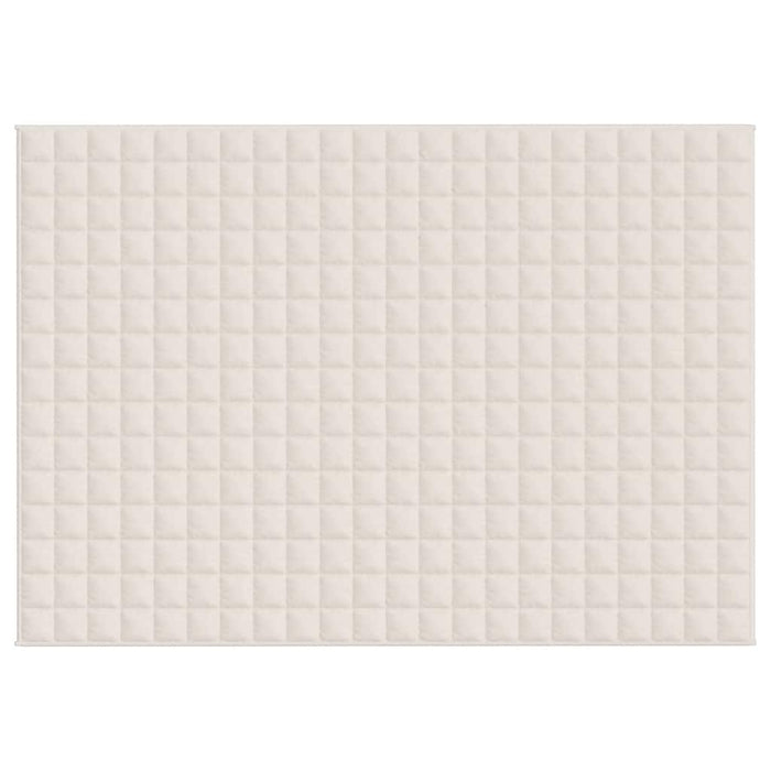 Pătură cu greutăți, crem deschis, 155x220 cm, 7 kg, textil - WALTI WALTI
