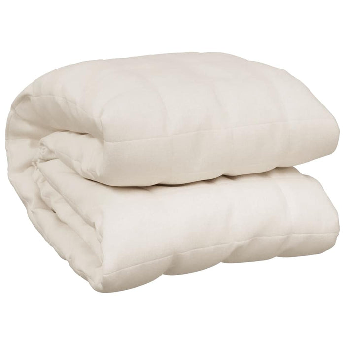 Pătură cu greutăți, crem deschis, 155x220 cm, 11 kg, textil - WALTI WALTI