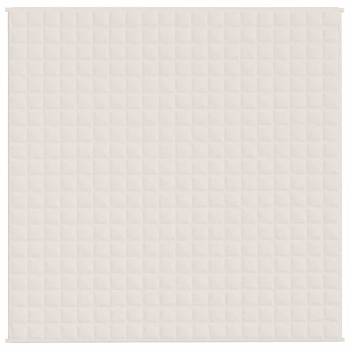Pătură cu greutăți, crem deschis, 200x200 cm, 13 kg, textil - WALTI WALTI