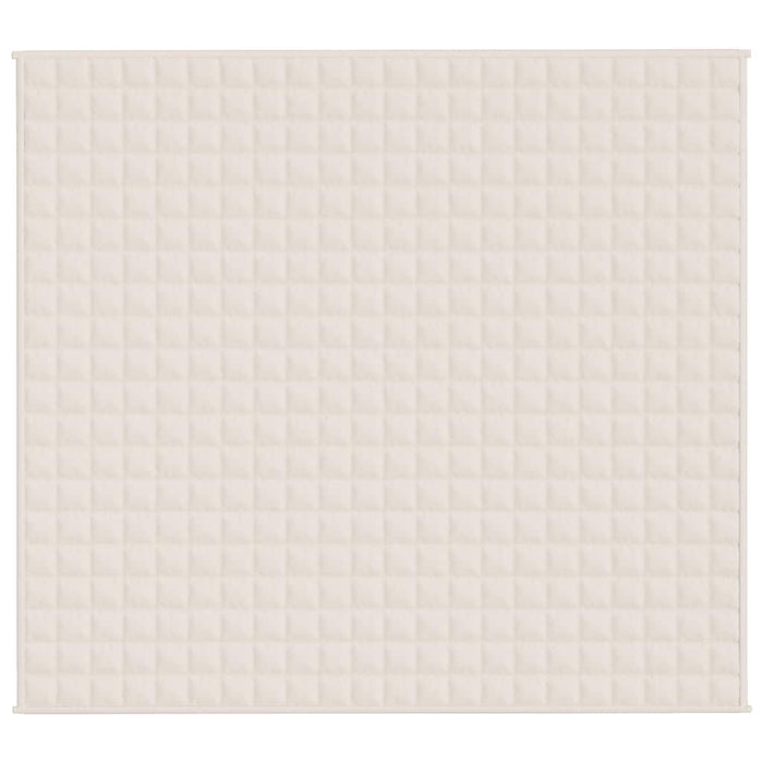 Pătură cu greutăți, crem deschis, 200x225 cm, 9 kg, textil - WALTI WALTI