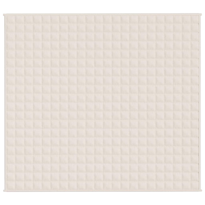 Pătură cu greutăți, crem deschis, 200x225 cm, 13 kg, textil - WALTI WALTI