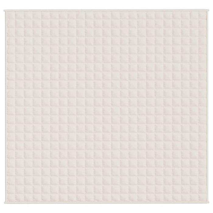 Pătură cu greutăți, crem deschis, 220x235 cm, 15 kg, textil - WALTI WALTI