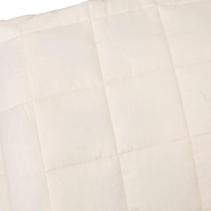 Pătură cu greutăți, crem deschis, 220x260 cm, 15 kg, textil - WALTI WALTI
