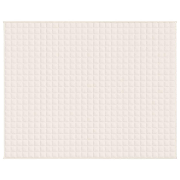 Pătură cu greutăți, crem deschis, 235x290 cm, 15 kg, textil - WALTI WALTI