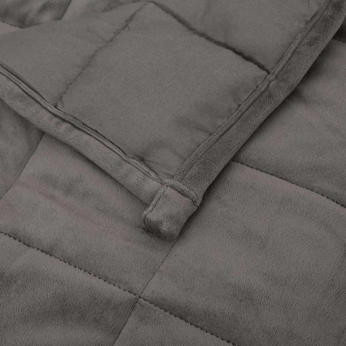 Pătură anti-stres, gri, 120x180 cm, 5 kg, material textil - WALTI WALTI
