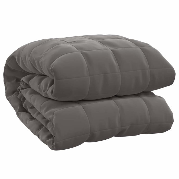 Pătură cu greutăți, gri, 200x200 cm, 13 kg, material textil - WALTI WALTI