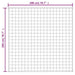 Pătură cu greutăți, gri, 200x200 cm, 13 kg, material textil - WALTI WALTI