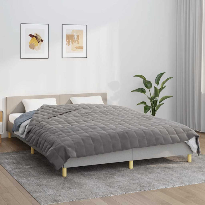 Pătură cu greutăți, gri, 200x200 cm, 13 kg, material textil - WALTI WALTI
