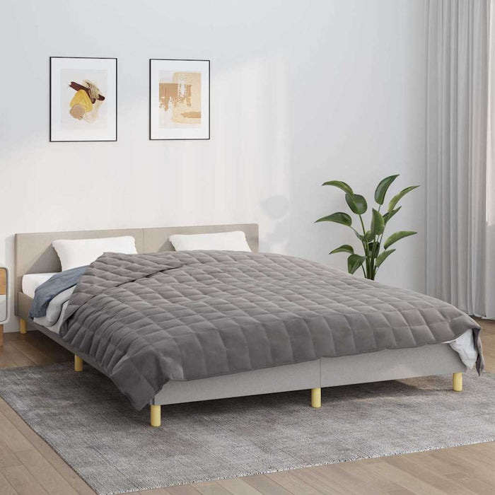 Pătură cu greutăți, gri, 200x225 cm, 9 kg, material textil - WALTI WALTI
