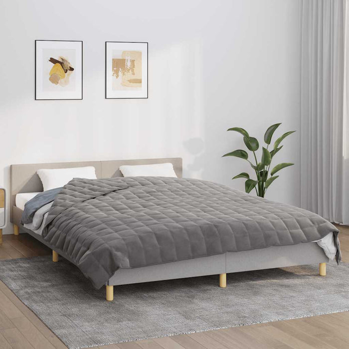 Pătură cu greutăți, gri, 200x235 cm, 11 kg, material textil - WALTI WALTI