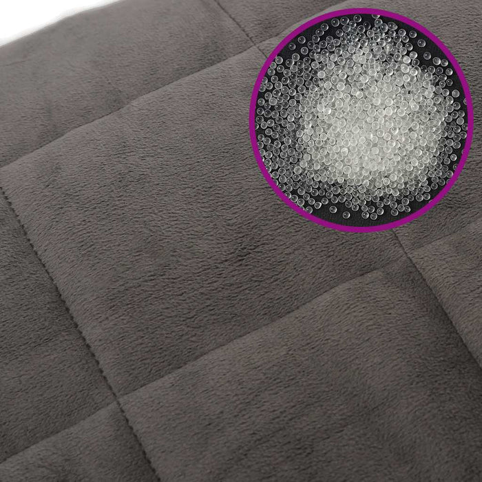 Pătură cu greutăți, gri, 200x260 cm, 11 kg, material textil - WALTI WALTI