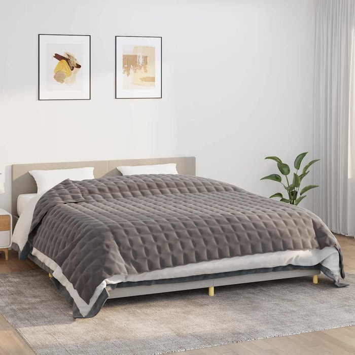 Pătură cu greutăți, gri, 200x260 cm, 11 kg, material textil - WALTI WALTI