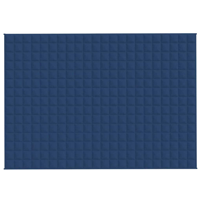 Pătură cu greutăți, albastru, 155x220 cm, 7 kg, material textil - WALTI WALTI