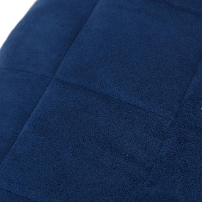 Pătură cu greutăți, albastru, 155x220 cm, 7 kg, material textil - WALTI WALTI