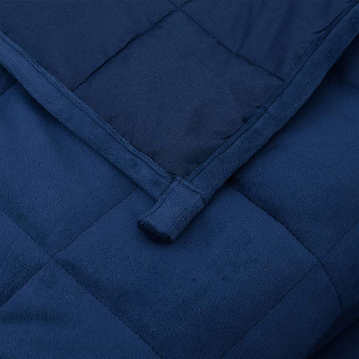 Pătură cu greutăți, albastru, 155x220 cm, 7 kg, material textil - WALTI WALTI