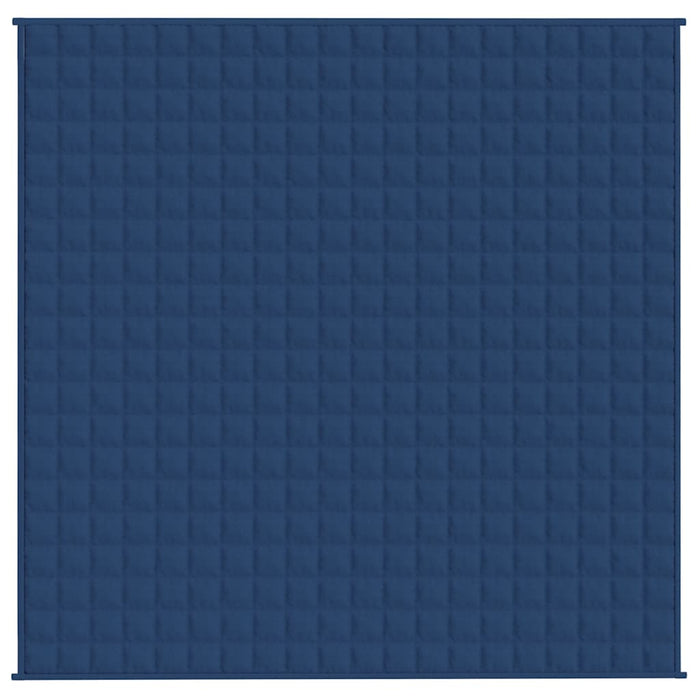 Pătură cu greutăți, albastru, 200x200 cm, 9 kg, material textil - WALTI WALTI