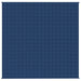 Pătură cu greutăți, albastru, 200x200 cm, 9 kg, material textil - WALTI WALTI
