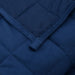 Pătură anti-stres, albastru, 200x200 cm, 13 kg, material textil - WALTI WALTI