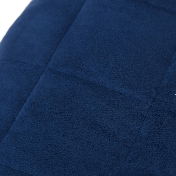 Pătură cu greutăți, albastru, 200x225 cm, 9 kg, material textil - WALTI WALTI