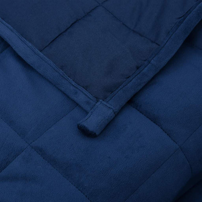Pătură cu greutăți, albastru, 200x225 cm, 9 kg, material textil - WALTI WALTI
