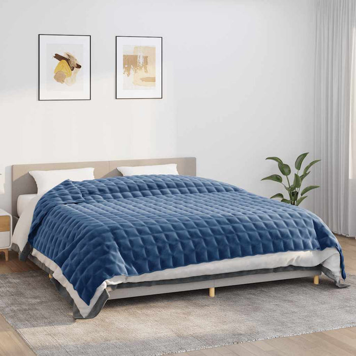 Pătură cu greutăți, albastru, 220x260 cm, 11 kg, textil - WALTI WALTI