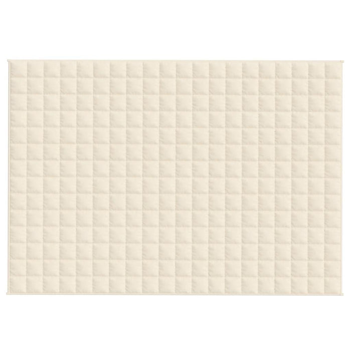 Pătură cu greutăți, crem deschis, 138x200 cm, 6 kg, textil - WALTI WALTI