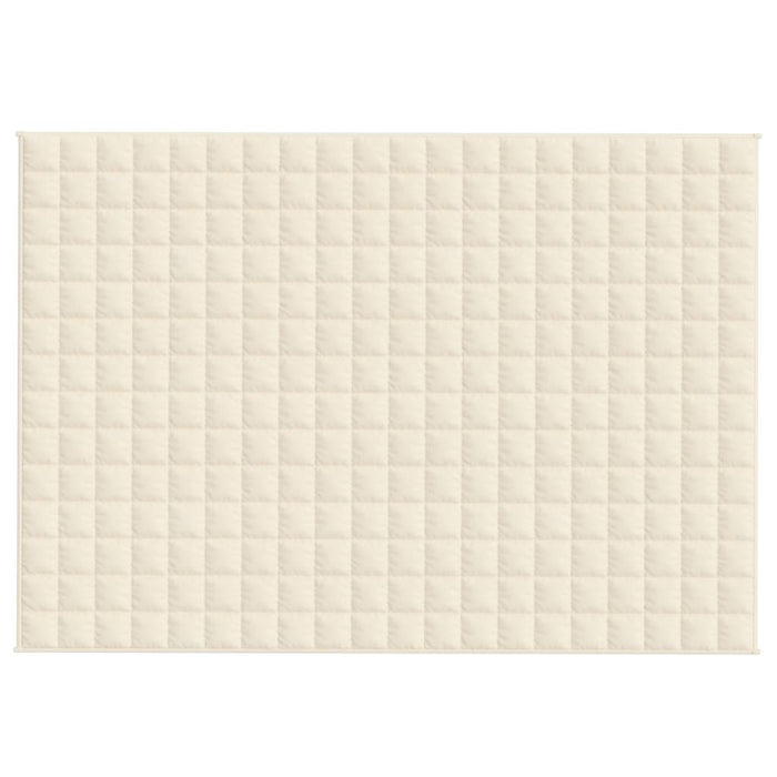 Pătură cu greutăți, crem deschis, 138x200 cm, 10 kg, textil - WALTI WALTI