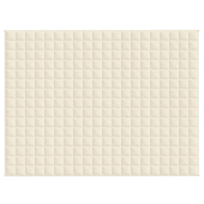 Pătură cu greutăți, crem deschis, 150x200 cm, 7 kg, textil - WALTI WALTI