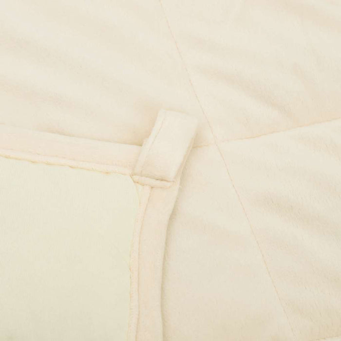 Pătură cu greutăți, crem deschis, 150x200 cm, 7 kg, textil - WALTI WALTI