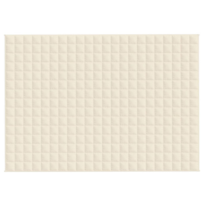 Pătură cu greutăți, crem deschis, 155x220 cm, 7 kg, textil - WALTI WALTI