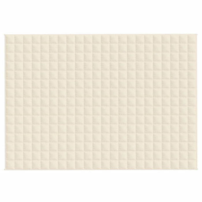 Pătură cu greutăți, crem deschis, 155x220 cm, 11 kg, textil - WALTI WALTI