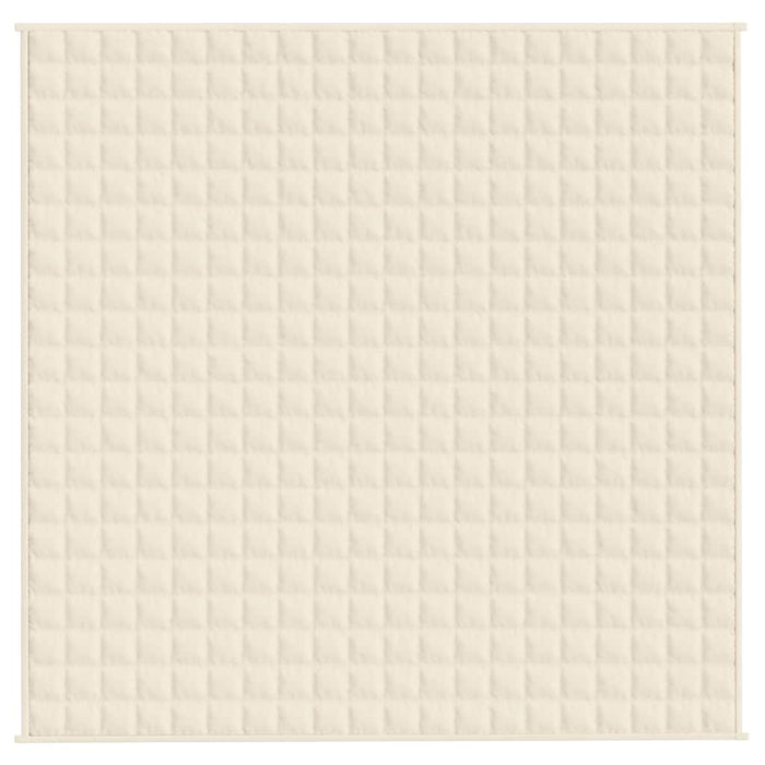Pătură cu greutăți, crem deschis, 200x200 cm, 9 kg, textil - WALTI WALTI