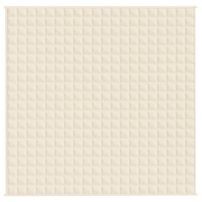 Pătură cu greutăți, crem deschis, 200x200 cm, 13 kg, textil - WALTI WALTI