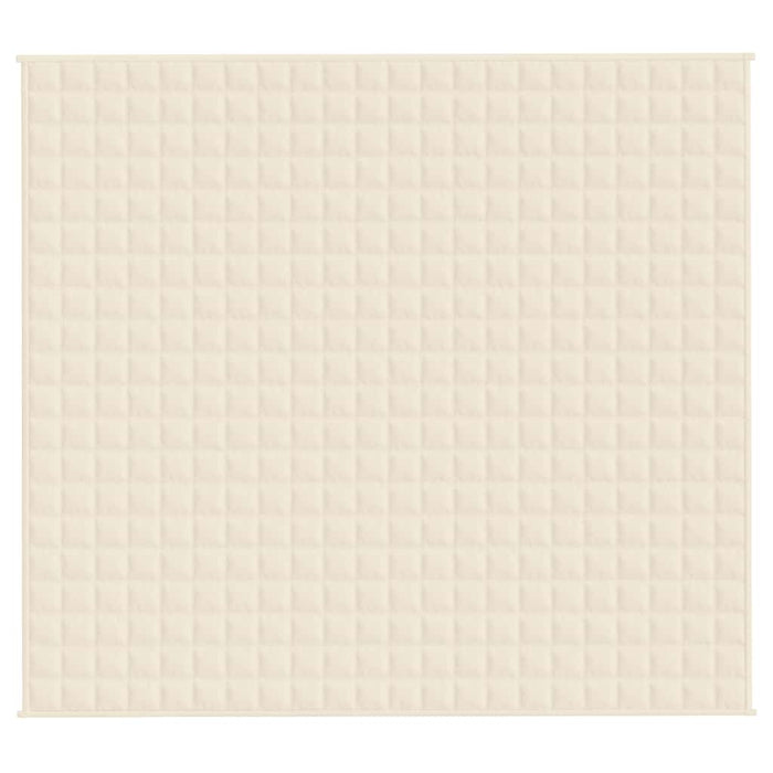 Pătură cu greutăți, crem deschis, 200x225 cm, 9 kg, textil - WALTI WALTI