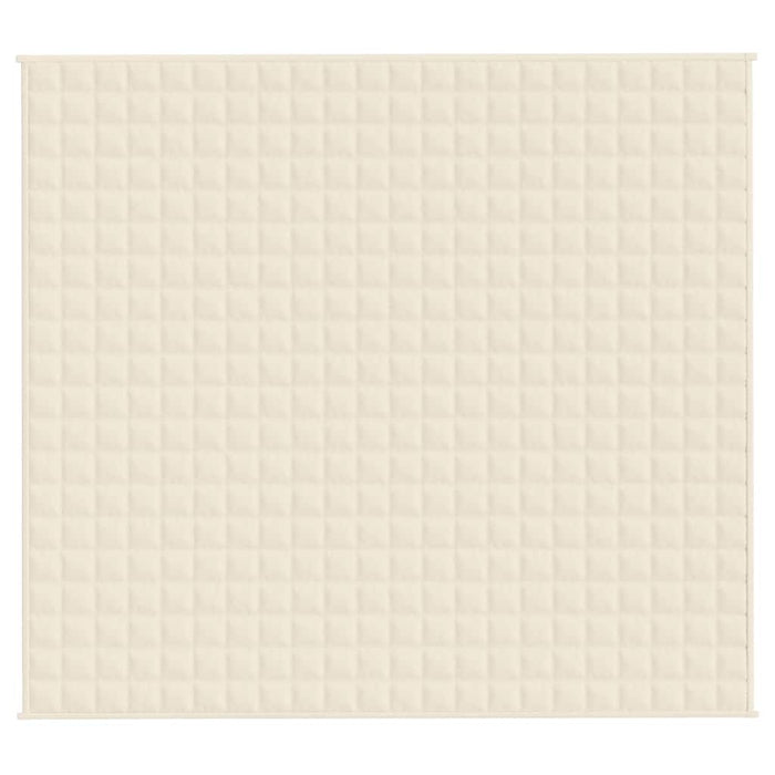 Pătură cu greutăți, crem deschis, 200x225 cm, 13 kg, textil - WALTI WALTI