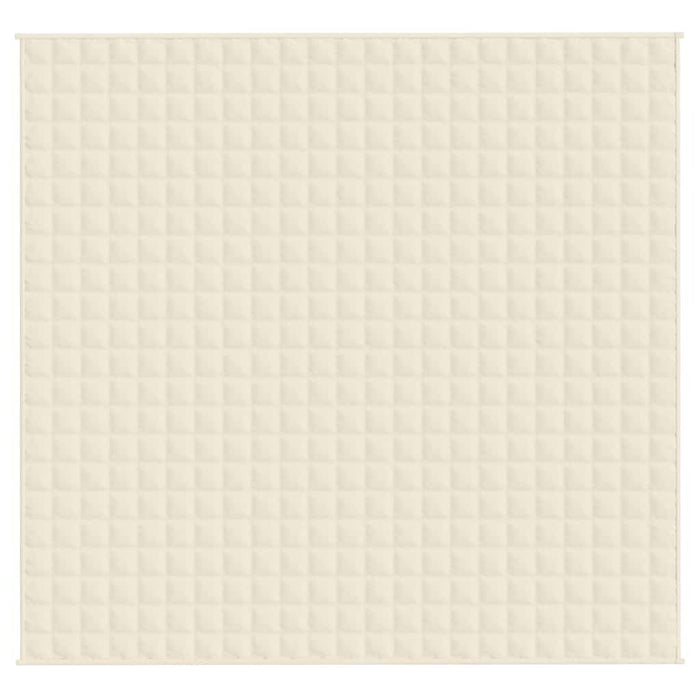 Pătură cu greutăți, crem deschis, 220x235 cm, 15 kg, textil - WALTI WALTI