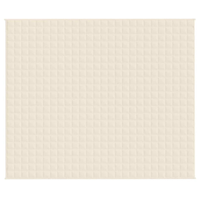 Pătură cu greutăți, crem deschis, 220x260 cm, 11 kg, textil - WALTI WALTI
