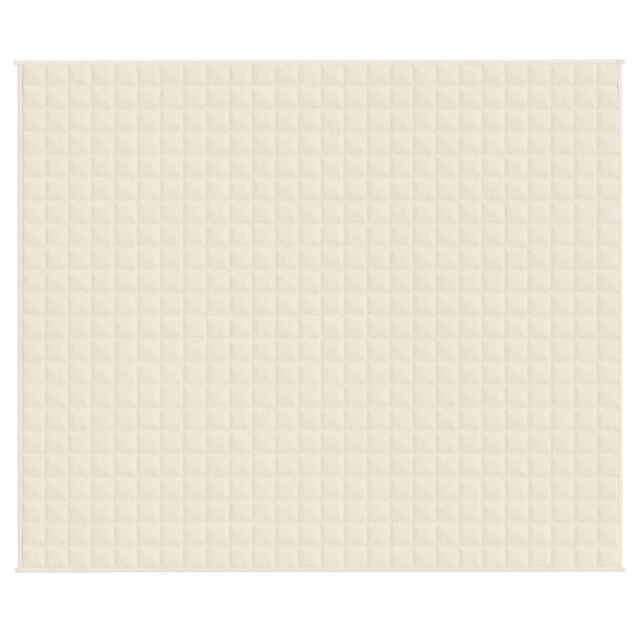 Pătură cu greutăți, crem deschis, 220x260 cm, 15 kg, textil - WALTI WALTI