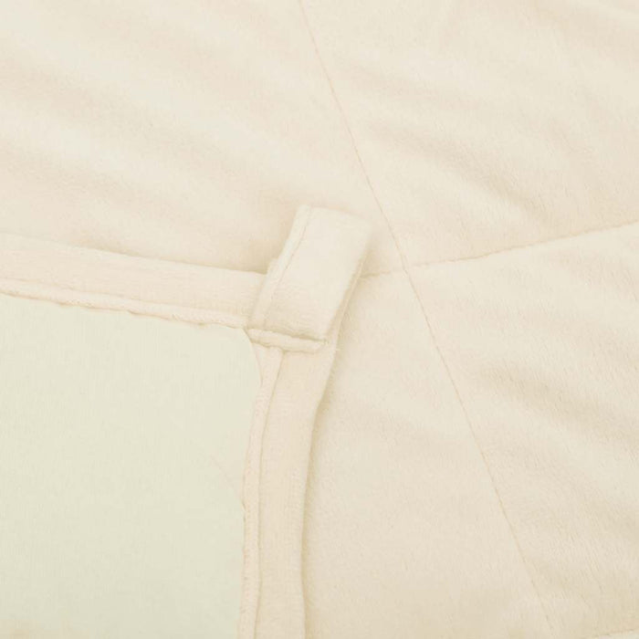 Pătură cu greutăți, crem deschis, 220x260 cm, 15 kg, textil - WALTI WALTI