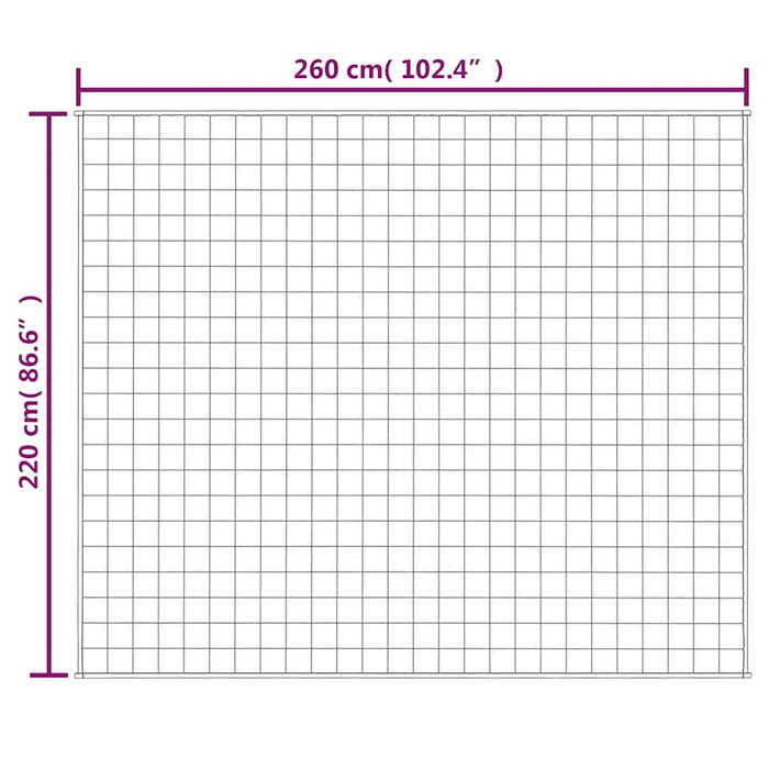 Pătură cu greutăți, crem deschis, 220x260 cm, 15 kg, textil - WALTI WALTI