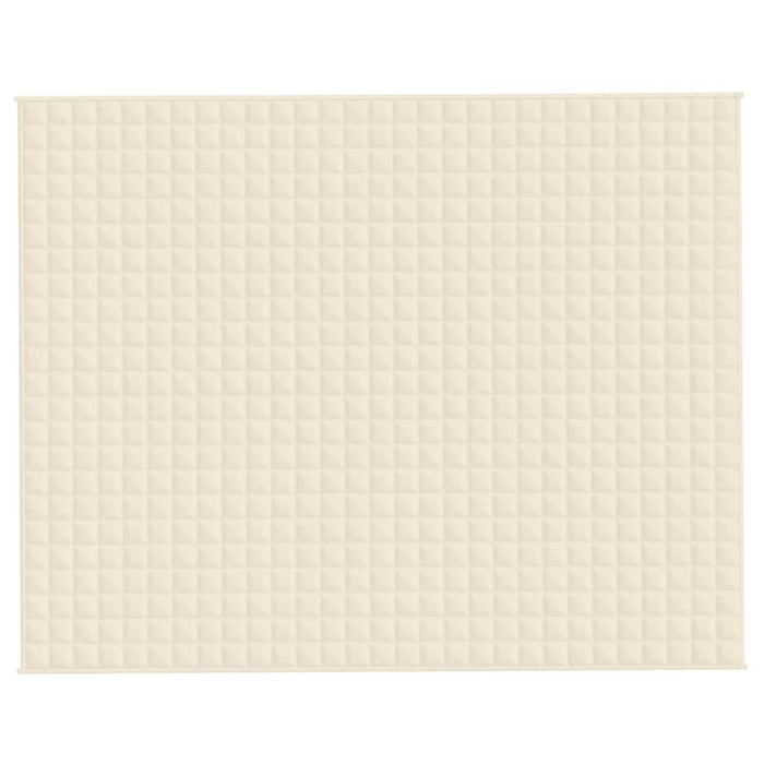 Pătură cu greutăți, crem deschis, 235x290 cm, 11 kg, textil - WALTI WALTI