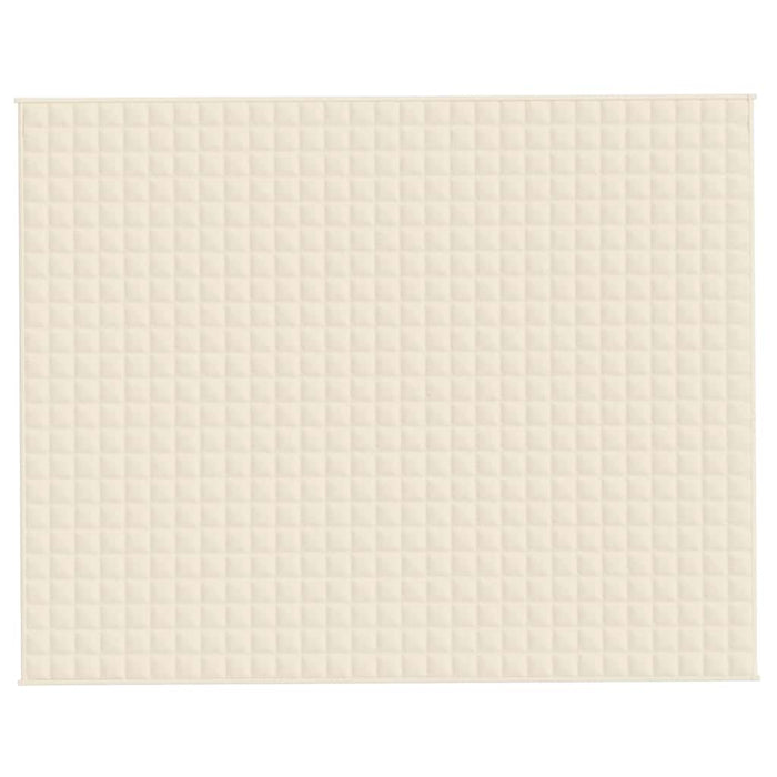 Pătură cu greutăți, crem deschis, 235x290 cm, 15 kg, textil - WALTI WALTI
