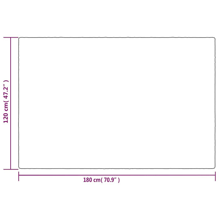 Pătură grea cu husă, gri, 120x180 cm, 5 kg, textil - WALTI WALTI