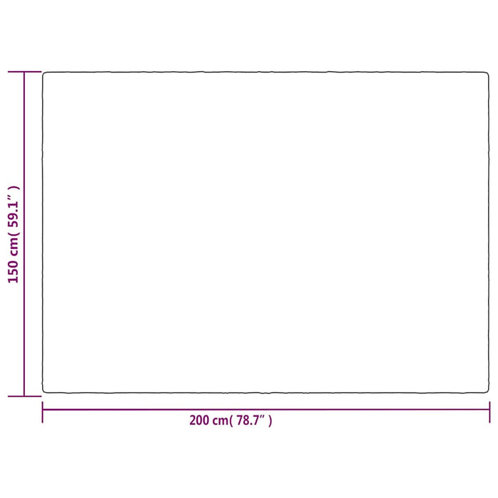 Pătură grea cu husă, gri, 150x200 cm, 7 kg, textil - WALTI WALTI