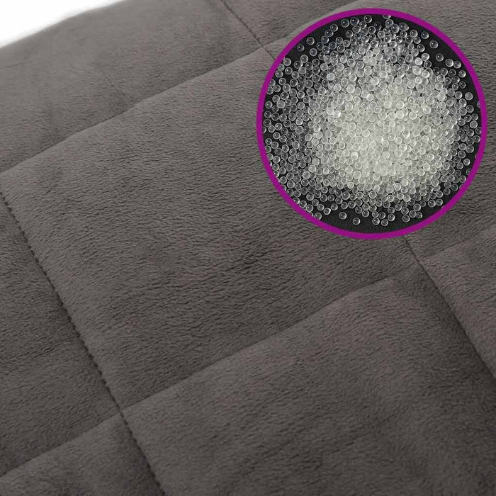 Pătură grea cu husă, gri, 155x220 cm, 7 kg, textil - WALTI WALTI