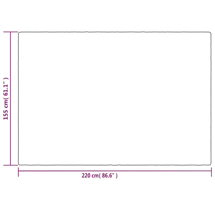 Pătură grea cu husă, gri, 155x220 cm, 7 kg, textil - WALTI WALTI