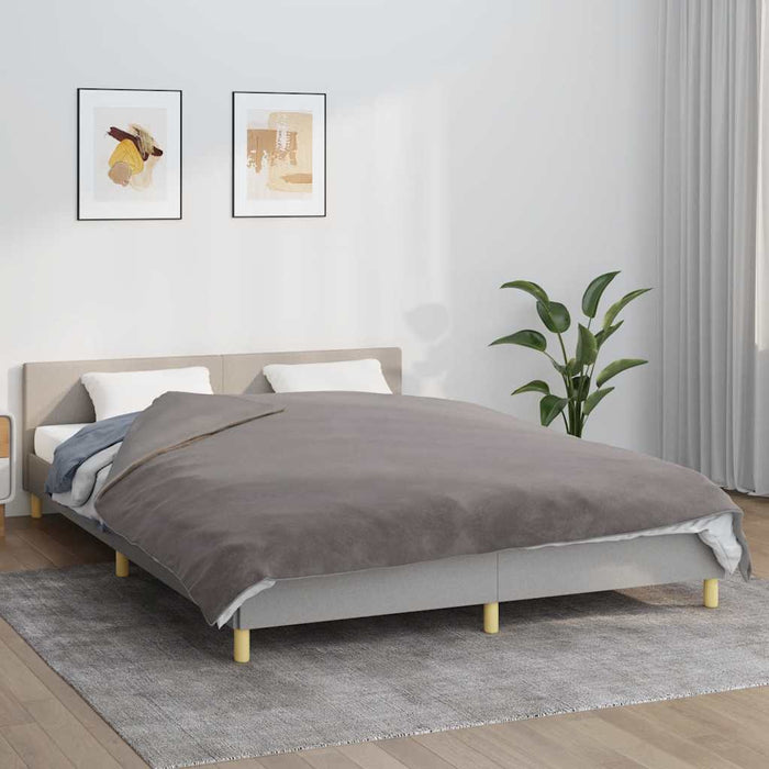 Pătură grea cu husă, gri, 200x200 cm, 9 kg, textil - WALTI WALTI