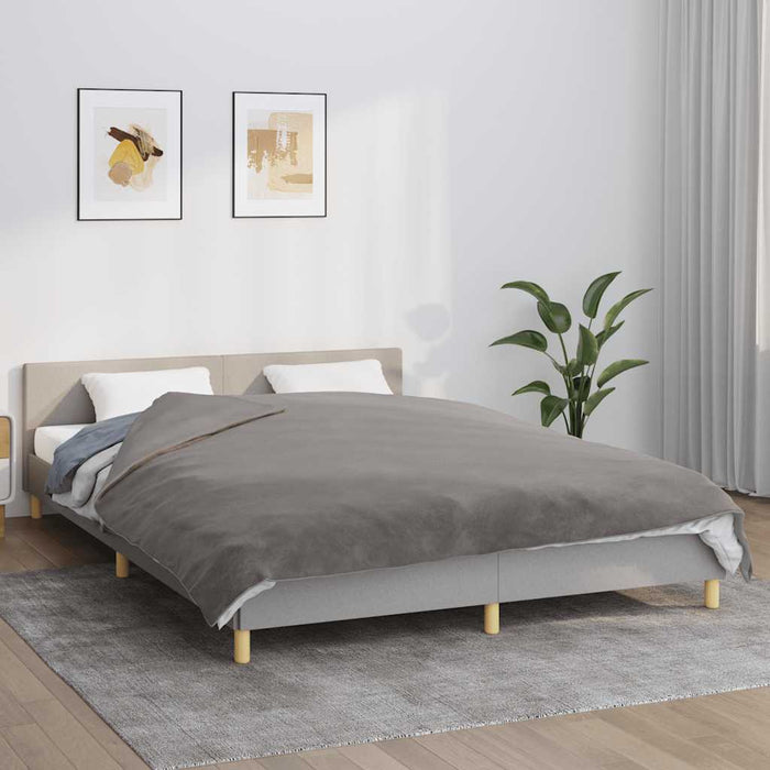 Pătură grea cu husă, gri, 200x200 cm, 13 kg, textil - WALTI WALTI